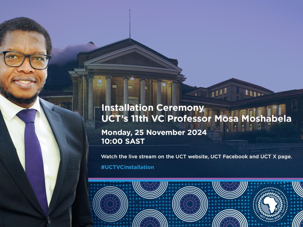 Installation Ceremony for VC Professor Mosa Moshabela
