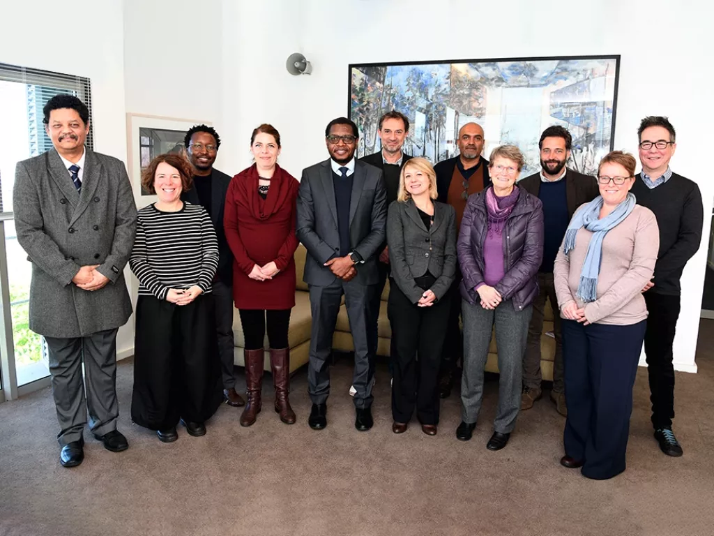 UCT VC and staff with Sciences PO University Delegation